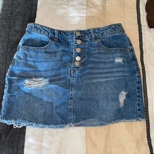 Cute mini denim skirt for $10
